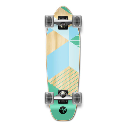 Yocaher Mini Cruiser Complete- Geometric Series - Green