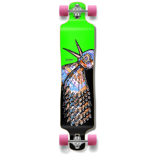 Yocaher Lowrider Longboard Complete - The Bird Green