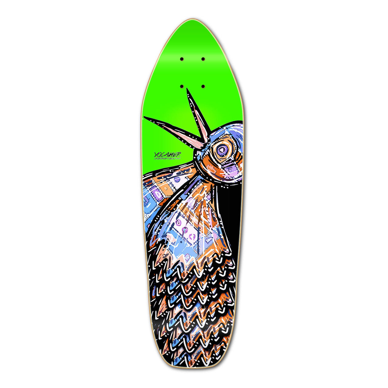 Yocaher Mini Cruiser Deck - The Bird Green