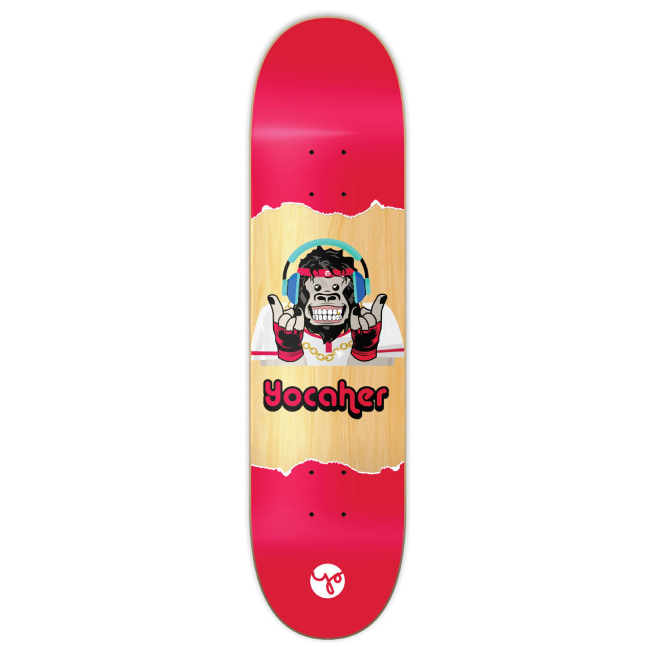 Graphic Skateboard Deck - Chimp Series - Hear No Evil