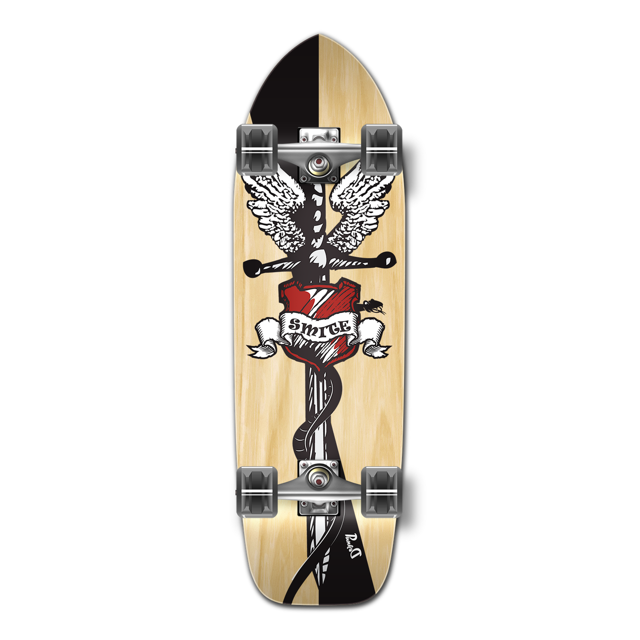 Yocaher Old School Longboard Complete - Smite