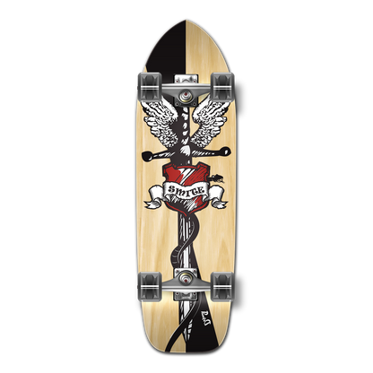 Yocaher Old School Longboard Complete - Smite