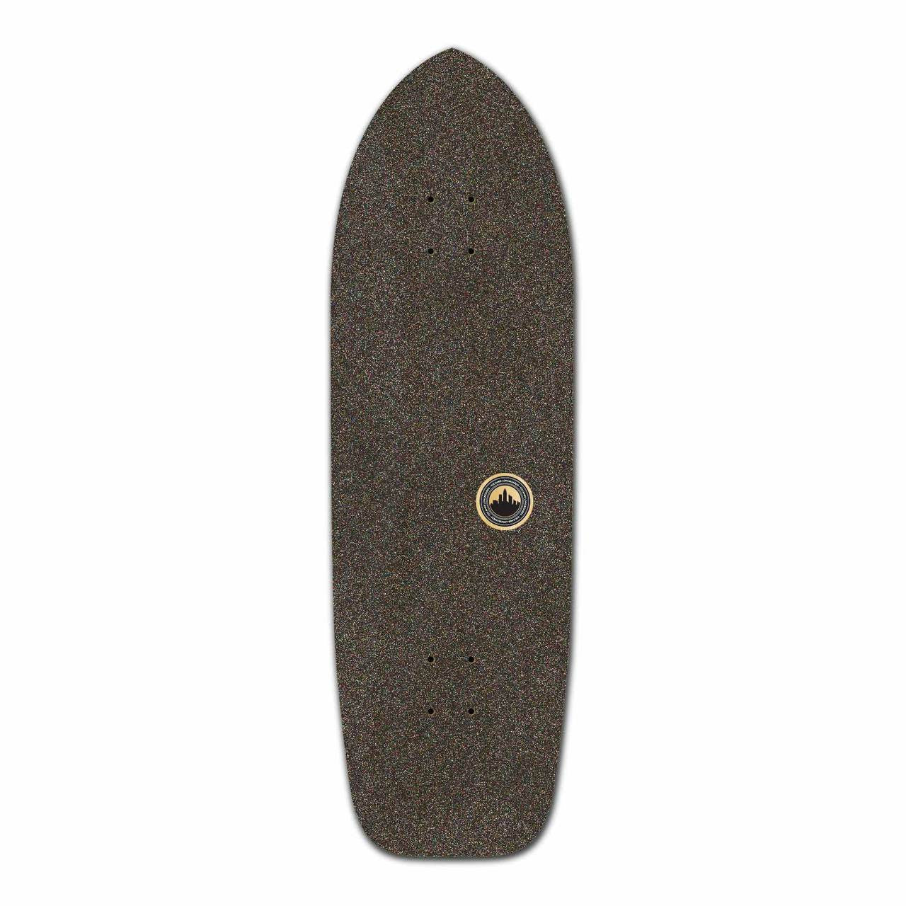 Yocaher Old School Longboard Deck - Ying Yang