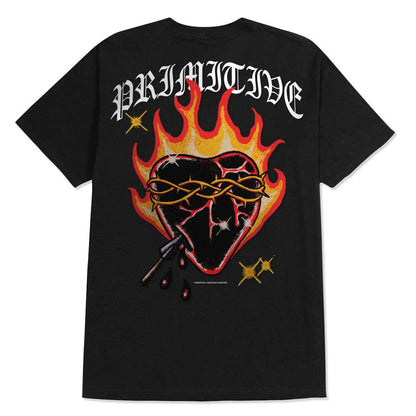 Primitive MEN'S FLAMES TEE BLACK TEE