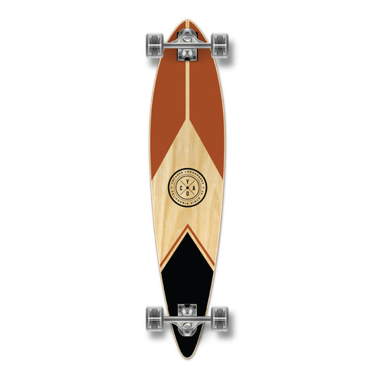 Yocaher Pintail Longboard Complete - Earth Series - Mountain