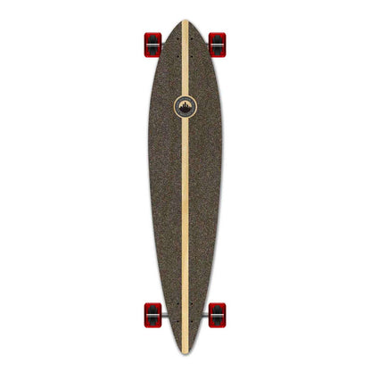 Yocaher Pintail Longboard Complete - Checker Red