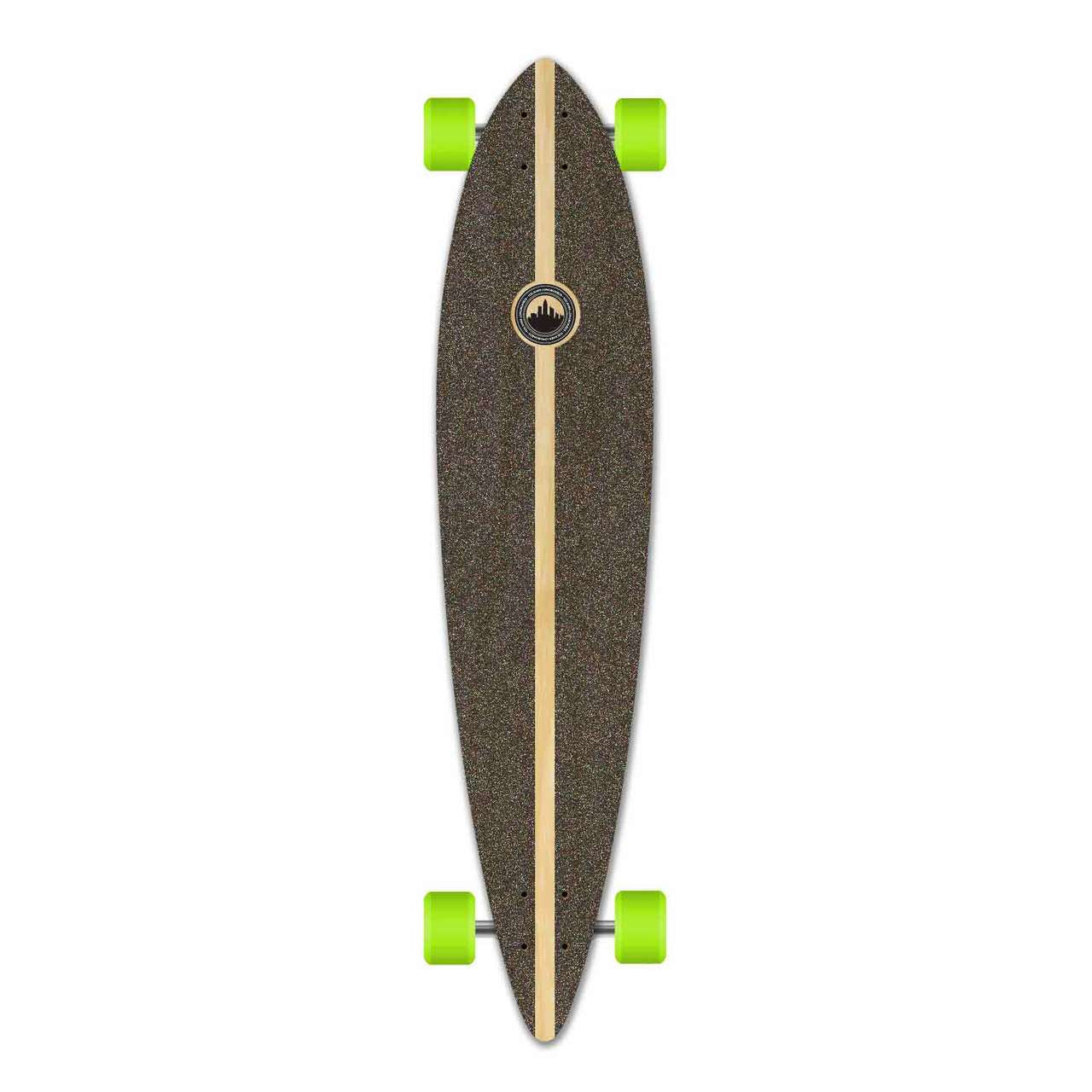 Yocaher Pintail Longboard Complete - Shades White
