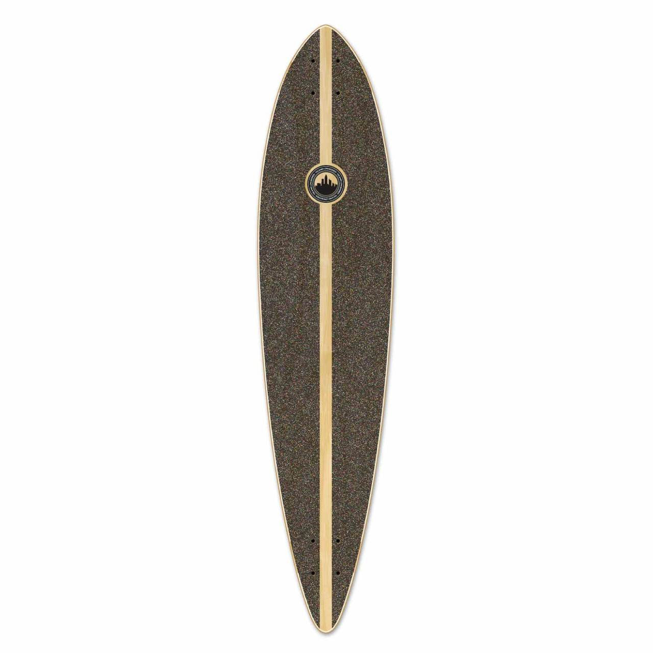 Yocaher Pintail Longboard Deck - Tropical Night