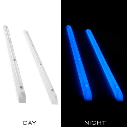 Yocaher Rails Ribs - Glow in the dark Blue