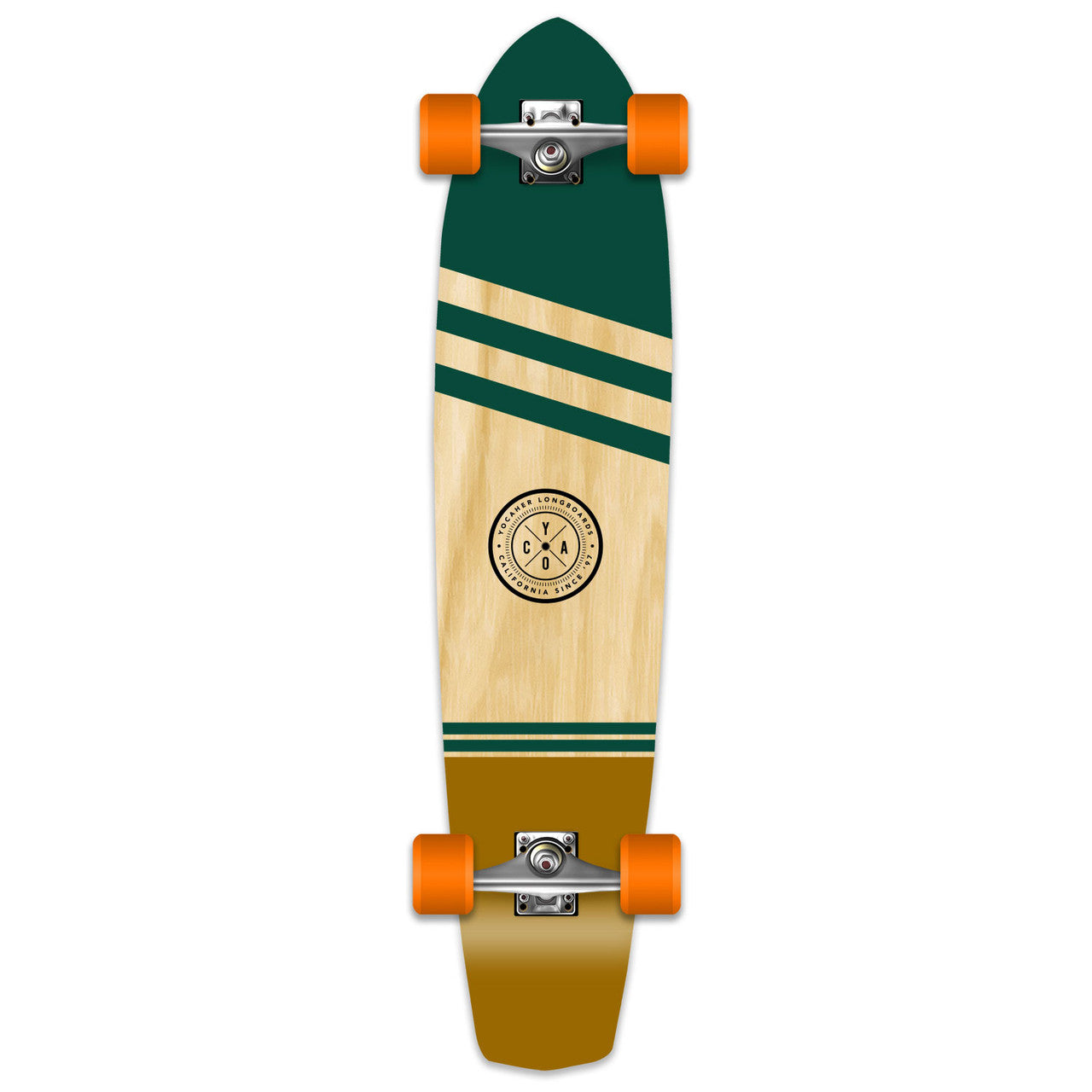 Yocaher Slimkick Longboard Complete - Earth Series - Wind