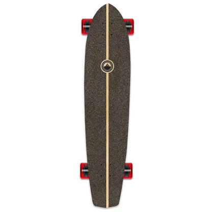 Yocaher Slimkick Longboard Complete - Checker Red