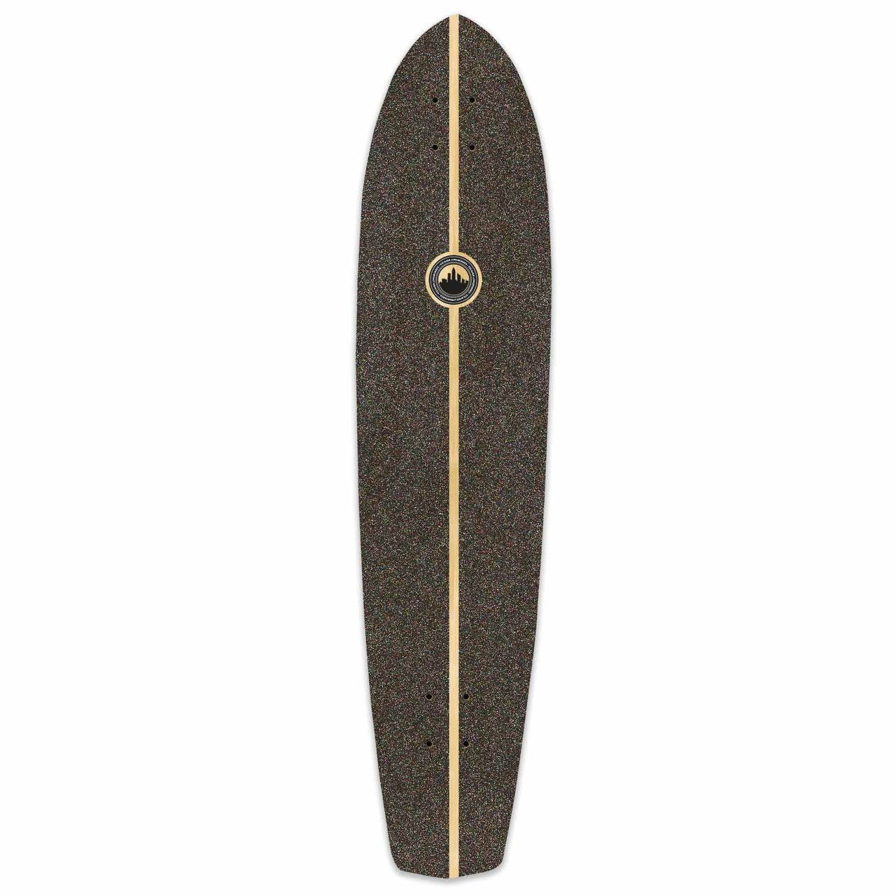 Yocaher Slimkick Longboard Deck - Stained Green