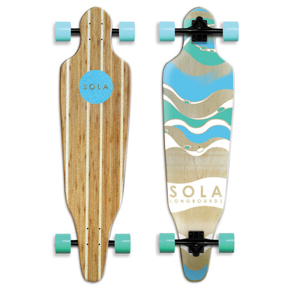 SOLA Bamboo Longboard Complete - Wave