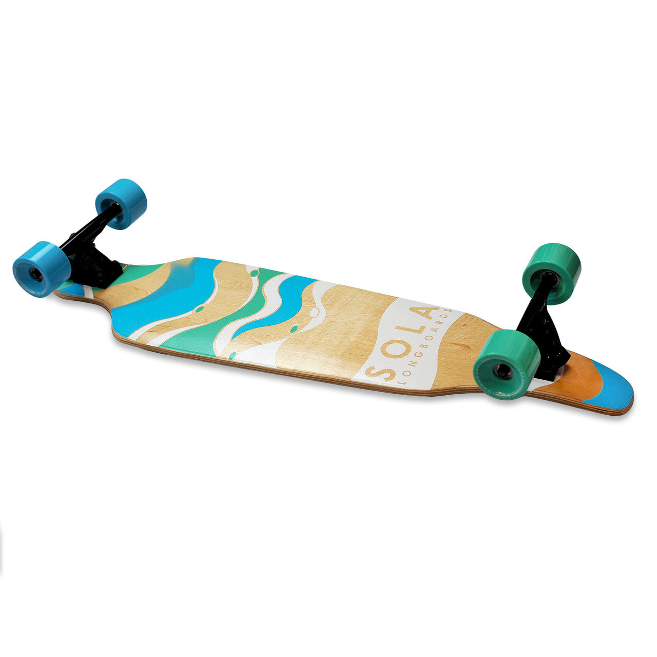 SOLA Bamboo Longboard Complete - Wave