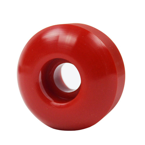 Red BLANK Skateboard WHEELS 52mm (Set of 4)