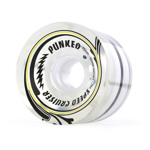 Speed Cruiser 70mm Longboard Wheels - Gel Clear