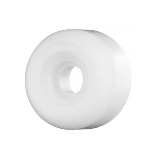 White BLANK Skateboard WHEELS 52mm (Set of 4)