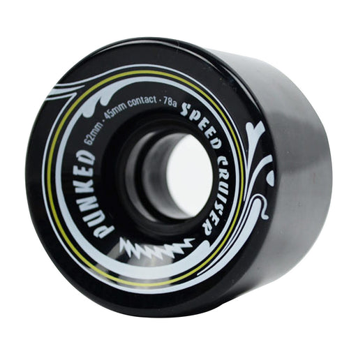 Speed Cruiser 62mm Longboard Wheels - Solid Black