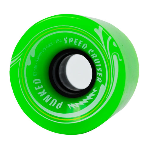 Speed Cruiser 62mm Longboard Wheels - Solid Green