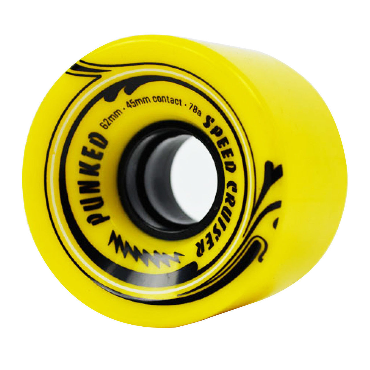 Speed Cruiser 62mm Longboard Wheels - Solid Yellow