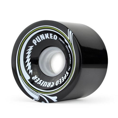 Speed Cruiser 70mm Longboard Wheels - Solid Black