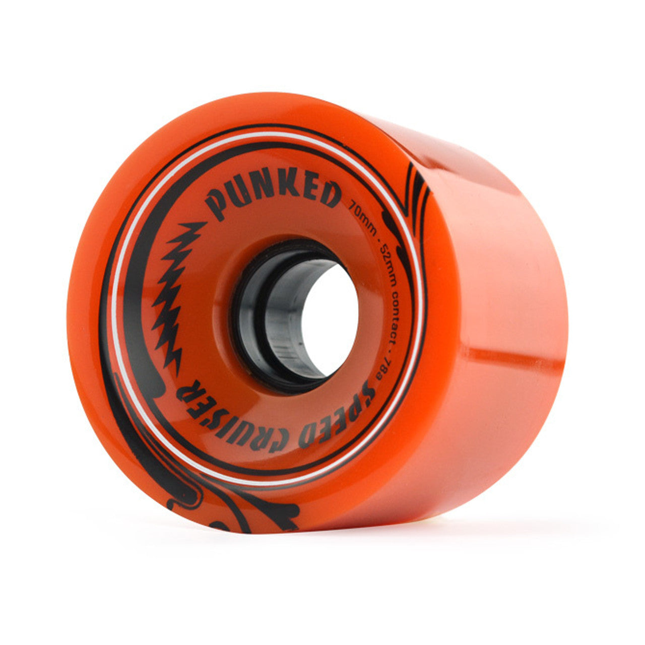 Speed Cruiser 70mm Longboard Wheels - Solid Orange