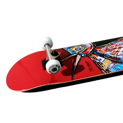 Yocaher Complete Skateboard 7.75" - The Bird Red