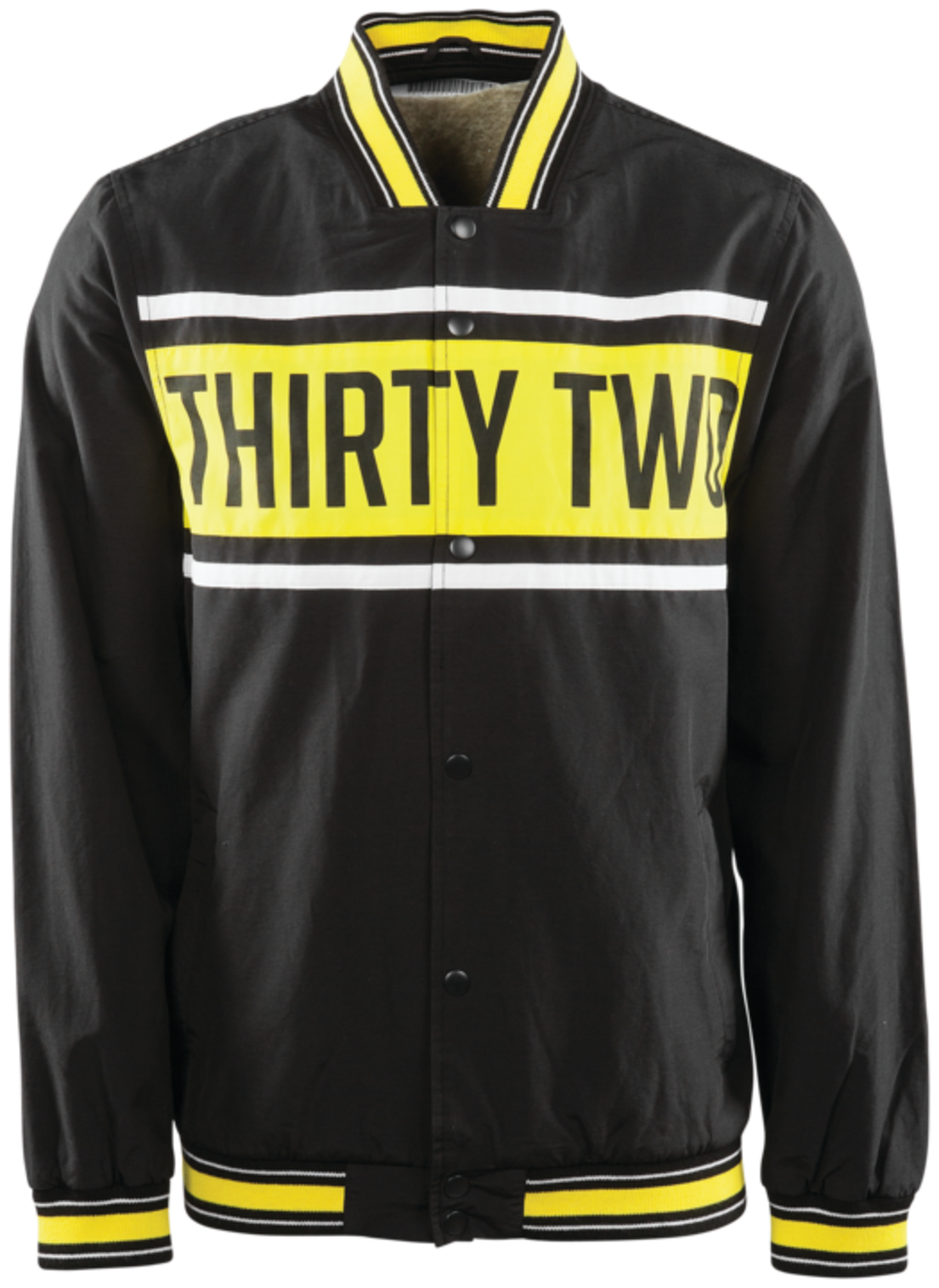 Thirtytwo Men's Rebate Baseball Jacket Black Clothing