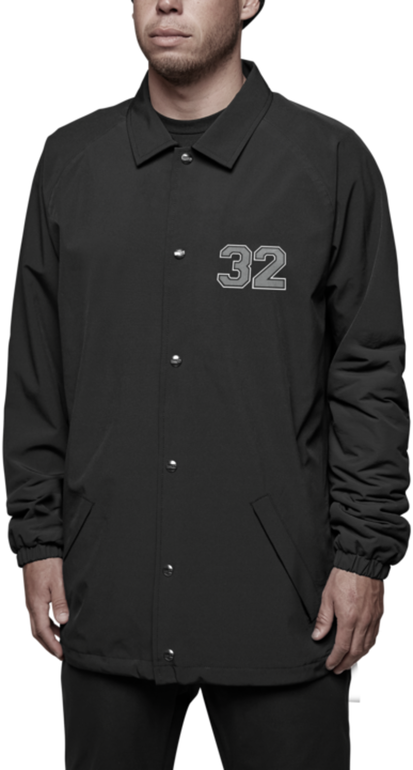 Thirtytwo Men's Hood Rats 4ts Coaches Jacket Black Clothing