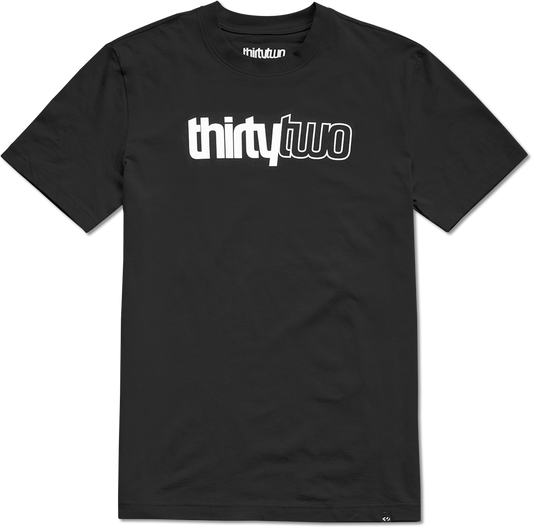 Thirtytwo Men's Double T-Shirt Black White Clothing