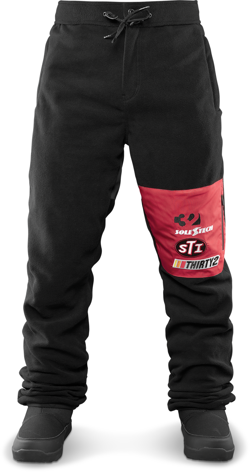 Thirtytwo Men's Zeb CroShort-Sleeveover Pant Black Red Clothing