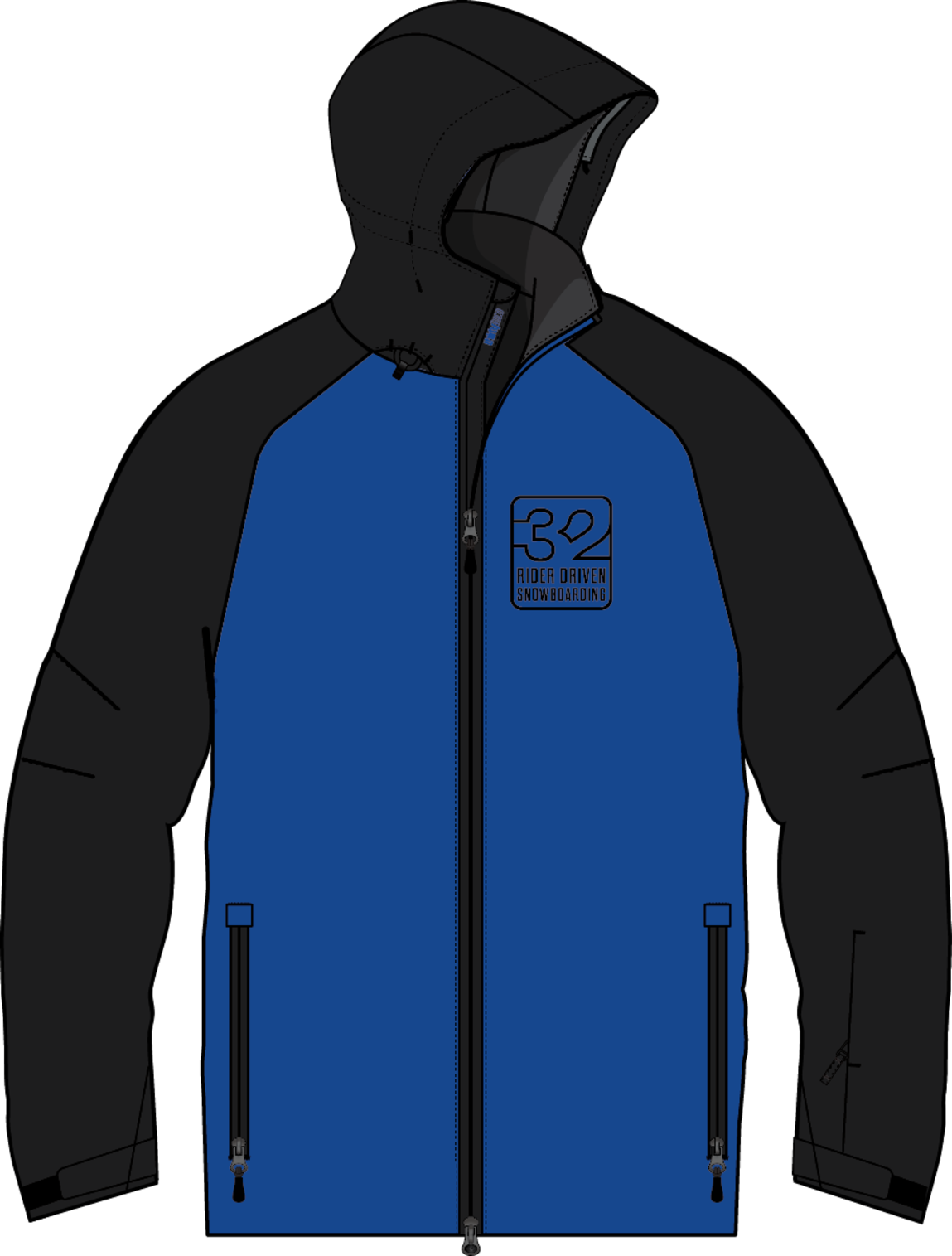 Thirtytwo Men's Gateway Jacket Snorkel Blue Clothing