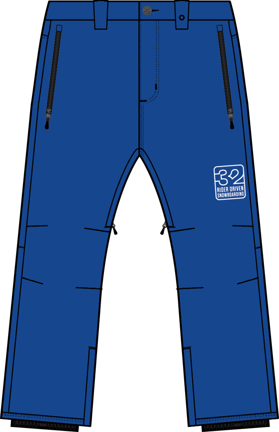 Thirtytwo Men's Gateway Pant Snorkel Blue Clothing