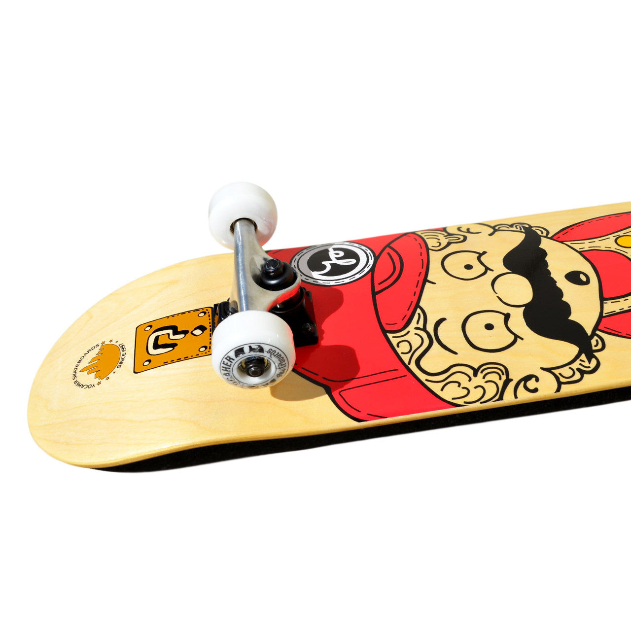 Yocaher Complete Skateboard 7.75" - Retro Series - Stache